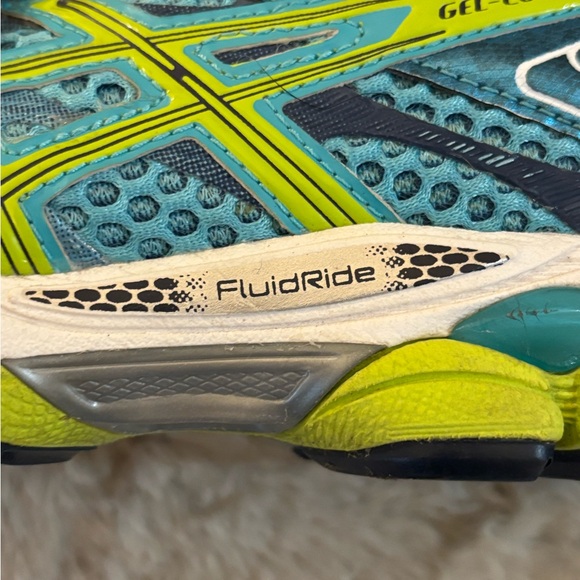 Asics Women's Sneakers - Blue and Green - Picture 8 of 8